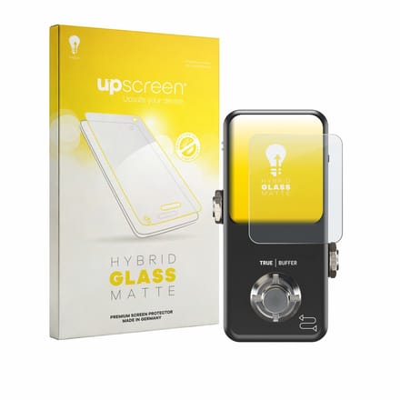 upscreen - Screenprotector voor TC Electronic POLYTUNE 3 Noir - Folie Beschermfolie Beschermglas matte