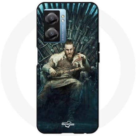 Coque - Maniacase - Oppo A77 5G - Souple - Noir - Vikings Game of Thrones