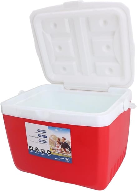 Geïsoleerde Koeler - Draagbare Koelbox - Buitenactiviteiten - Stevige Constructie - 13 Liter - Rood