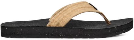 Teva M REFLIP CANVAS Heren Slippers - Zwart/Beige - Maat 40.5