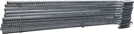 10x Grondanker staal 8mm 40cm Verzinkt