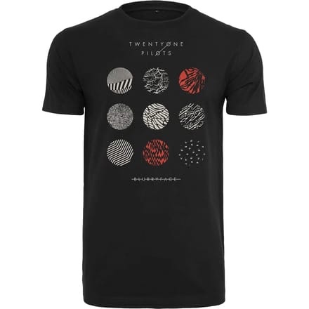 Mister Tee Twenty One Pilots - Twenty One Pilots Pattern Circles Heren T-shirt - 2XL - Zwart