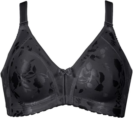 Naturana - Minimizer bh met bloemenpatroon - 5363 - Zwart - 100B