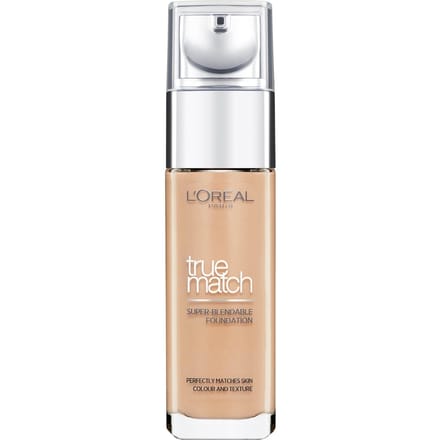 L’Oréal Paris True Match Foundation - 6,5D/W - Natuurlijk Dekkende Foundation met Hyaluronzuur en SPF 16 - 30ml - Vegan