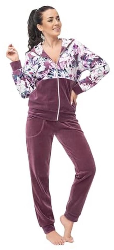 Trendy dames wellnesspak met stijlvol sweatjack en comfortabele broek