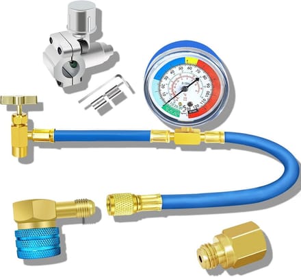 Koelmiddel Vulslang Kit met A Manometer voor R134A en R22 Systemen