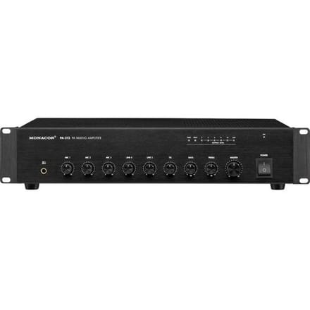 Monacor PA-312 PA-versterker 120 W 1-kanaals