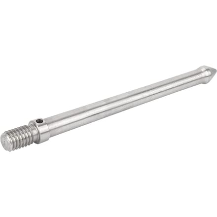 Metalen Spigot Mount voor Statief Monopod met 3/8 Inch Schroefdraad Camera-accessoires (12 cm) white