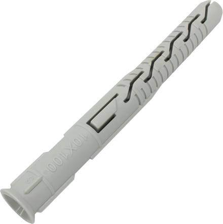 50 Stuks Universele Pluggen Ã˜10x100 mm - Polyamide - Bevel- en Gefreesde Huls