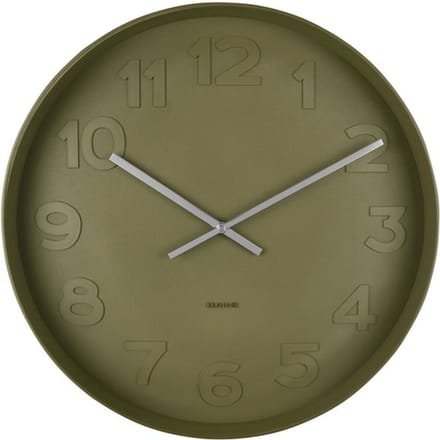Karlsson Wandklok Mr. Green - Groen - Ø51cm - Wandklok