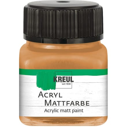 KREUL acryl matte verf, 20 ml - Oker