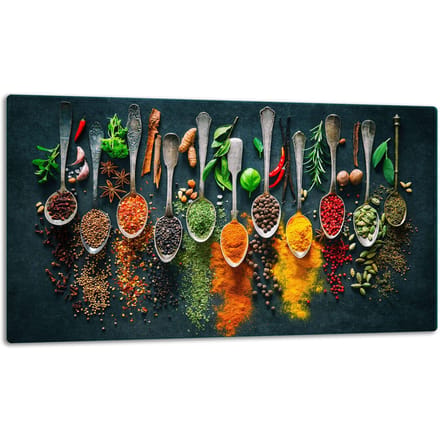 TMK ArtDeko - Snijplank - 52x30cm - Glas - Inductiekeuken