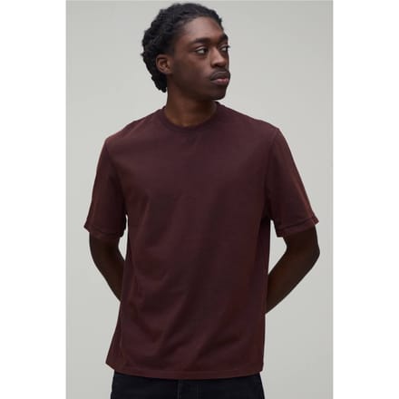 Essentieel Gewassen Regular T-shirt | Washed Chocolate | Size Large