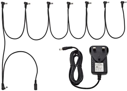 8-weg Daisy Chain-kabel en 9V Voeding van Gear4music