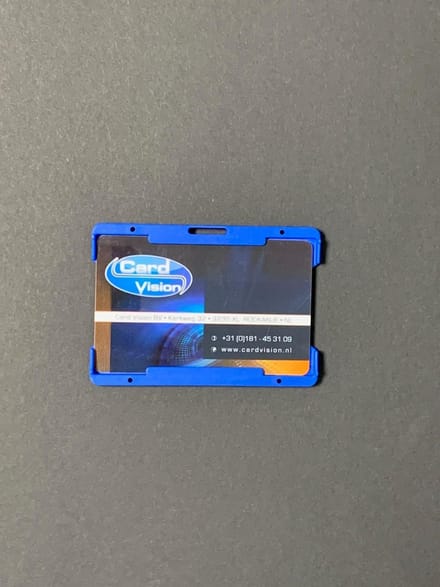 Kaarthouder - Type Safebadge / Blauw