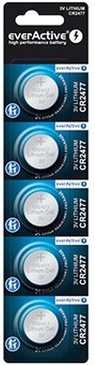 50 x everActive CR2477 mini lithium batterij