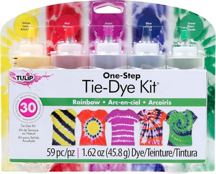 Batik-set voor kleurrijke creativiteit - 5-kleurige One-Step Dye