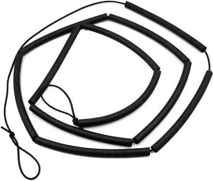 Elastische dwarsbalk - Trainingslat hoogspringen - Sporttraining verbeteren - Flexibele constructie - 250 cm - Zwart