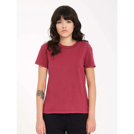 Dames-T-shirt Volcom Solid Stone Emb