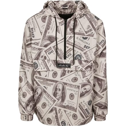 Urban Classics - Mister Tee Dollar Windbreaker jacket - L - Creme