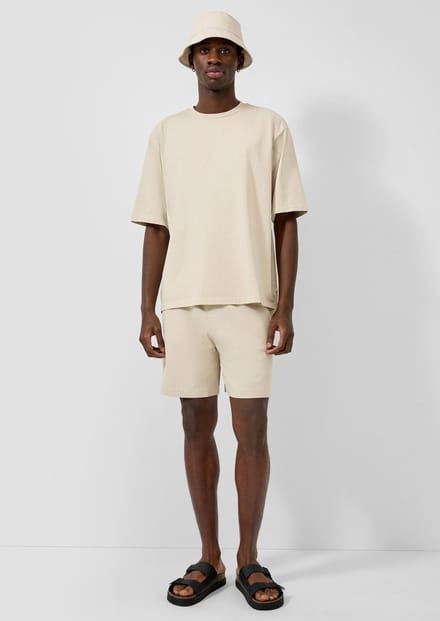 QS - male - Joggershorts van zware jersey