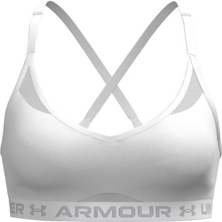 Under Armour Crossback Sportbeha Met Lage Impact Wit S Vrouw