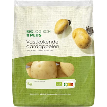 Vastkokende aardappelen biologisch