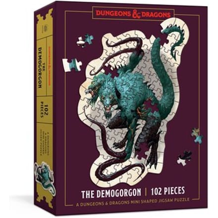 Dungeons & Dragons Mini Shaped Jigsaw Puzzle: The Demogorgon Edition - Dungeons & Dragons - Official Dungeons & Dragons Lice
