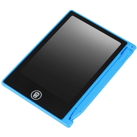 LCD 4,5 inch Handschrift Schrijftablet Tekenbord voor KinderenKind Memo Lijst Herinnering Zwart blauw