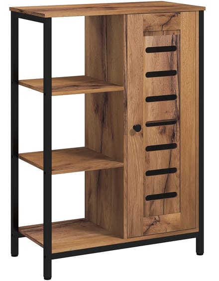 Kleankin-Badkamerkast-Hout-60x30x85cm-Bruin