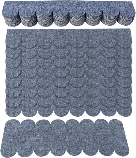 Mini Dakshingles Rond Grijs - Perfect voor Vogelhuisjes, Huisjes, en Landschapsprojecten