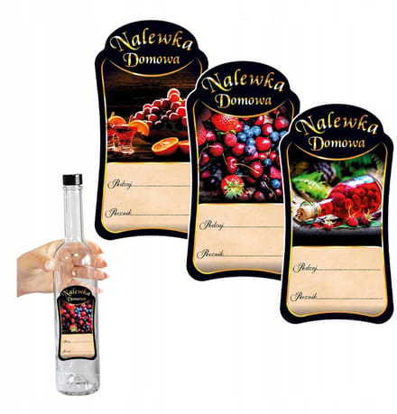 Bimberek - Premium Etiketten - Zelfklevend - Voor Alcoholflessen
