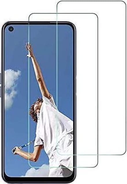 Geschikt Voor: Oppo A72 Screen Protector [2-Pack] Tempered Glas Screenprotector