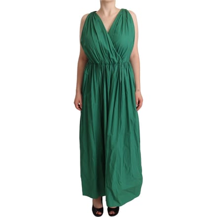 Dolce Gabbana Maxi Jurk Mouwloos V-hals