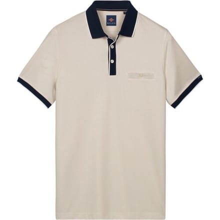 Baileys Polo Uni Color Buttoned Chestpocket Solid Color Fabric Details Shell / male