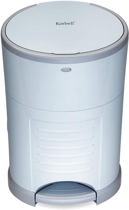 Handsfree Luieremmer 16 Liter met Geurtablet, Pastelblauw