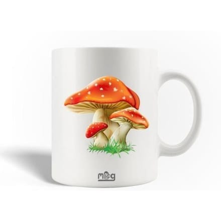 Mug en Céramique Mushroom Rouge