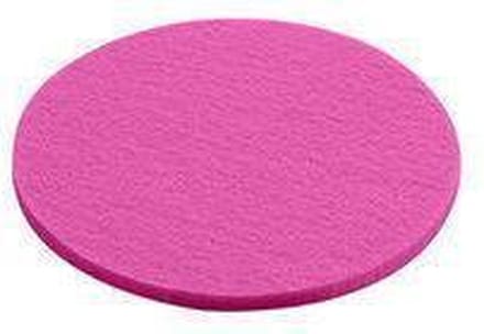 Daff Onderzetter - Vilt - Rond - 10 cm - Pink - Roze