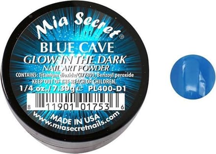 Glow in the Dark Acrylpoeder Blue Cave