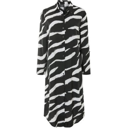 ESMARA Dames jurk (patroon/zwart/wit, 36)