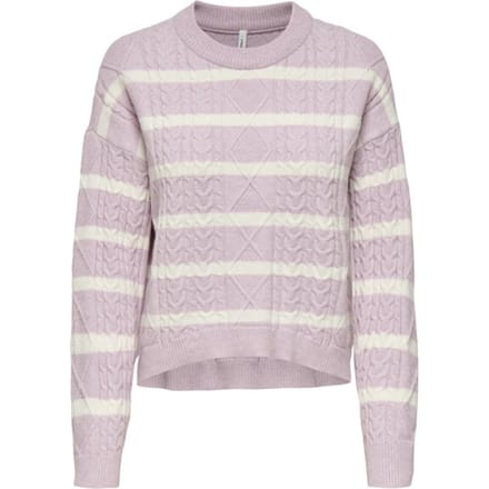ONLY - ONLKATIA LS CABLE O-NECK PULLOVER CC KNT - Meisjes - Gebreide truien