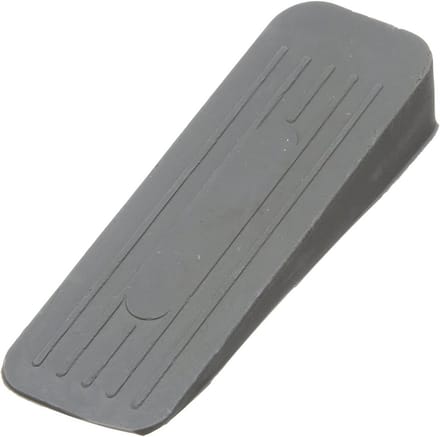 Wigstopper voor zware antislipdeuren - 120 x 40 mm - grijs - 2 stuks