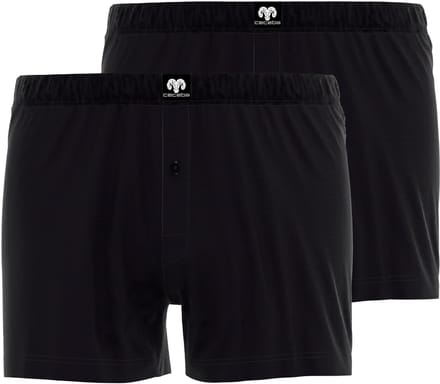 CECEBA Daytona 2-pack Heren Boxershorts wijd - Zwart
