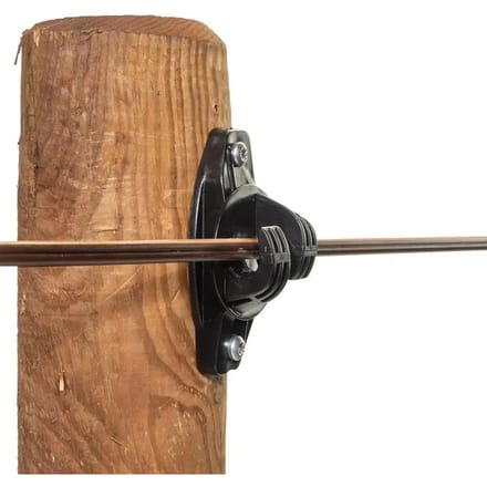 Gallagher W-Isolator Super zwart (175) - Robuuste isolatie van draad op palen