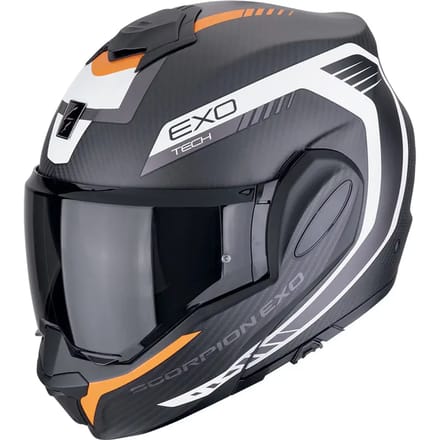 Modulaire motorhelm Scorpion Exo-tech Evo Carbon Cosy