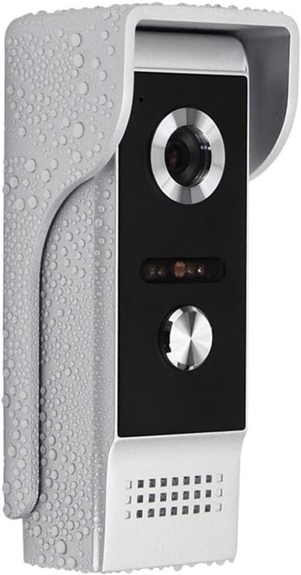 Video Deurintercom Systeem - Buiten Camera - Veilig Thuis - 4-Draads Verbinding - 4.3 Inch Scherm - Zwart
