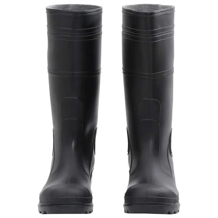 vidaXL Regenlaarzen maat 42 PVC zwart