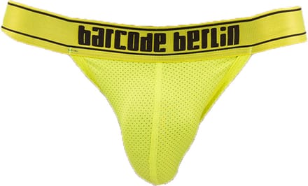 Barcode Berlin Brief Tjure Neongreen - MAAT M - Heren Ondergoed - Slip voor Man - Mannen Brief