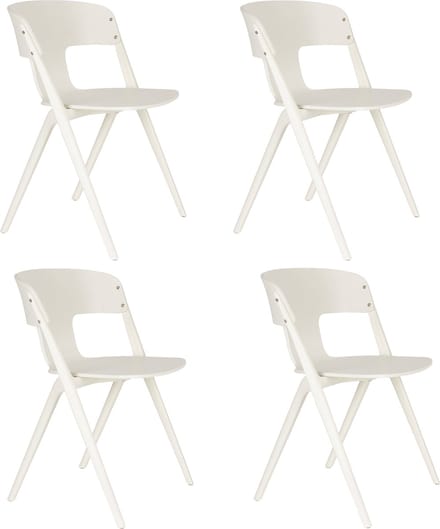 Zuiver Horizon Tuinstoel Off-White - Set van 4