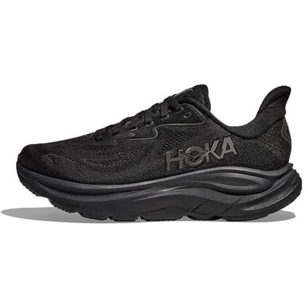 HOKA Dames Clifton 10 Wide 'Triple Black' 36.5